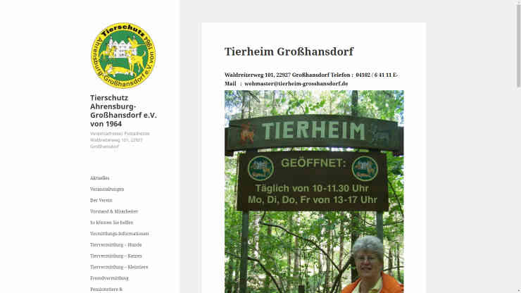 Tierheim Grosshansdorf